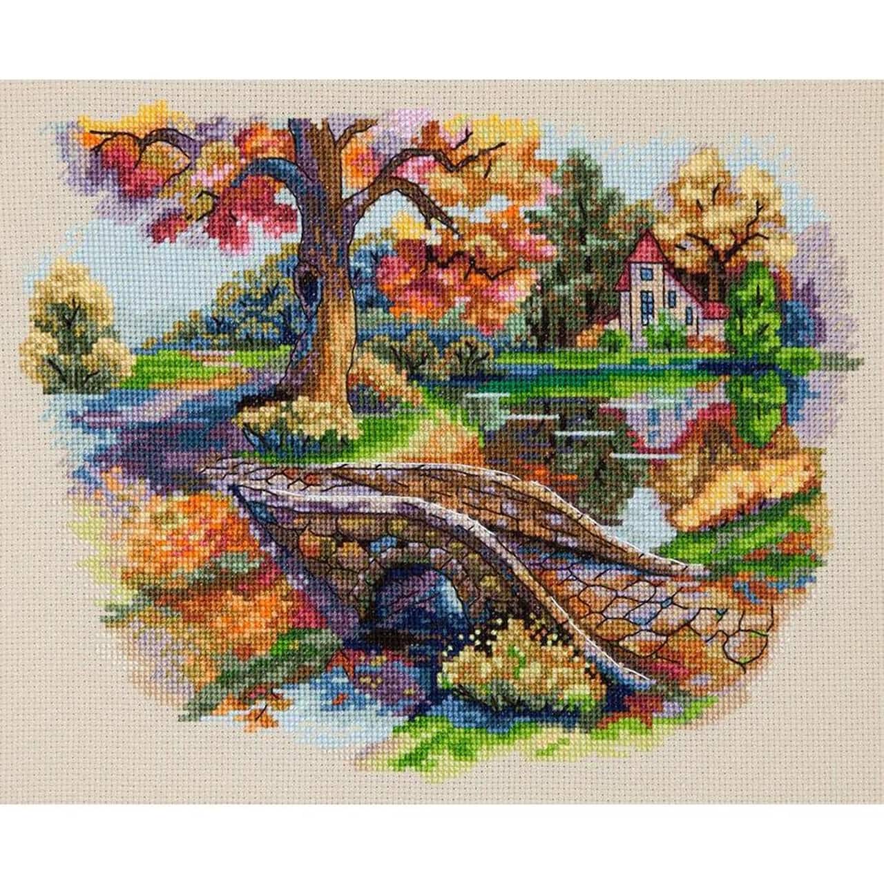 Merejka Autumn Landscape Counted Cross Stitch Kit